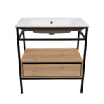 ΕΠΙΠΛΟ ΜΠΑΝΙΟΥ ZENOS K529 ΠΛΑΤΟΥΣ 85 cm ΣΕ ΦΥΣΙΚΗ ΑΠΟΧΡΩΣΗ ΞΥΛΟΥ - Image 2