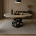 ΤΡΑΠΕΖΑΡΙΑ UNIVERSE ΜΕ ΕΠΙΦΑΝΕΙΑ ΜΕ ΟΨΗ ΤΣΙΜΕΝΤΟΥ ΣΕ ΑΝΟΙΧΤΟ ΧΡΩΜΑ ΚΑΙ ΜΑΥΡΗ ΒΑΣΗ