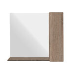 Κρεμαστό Ντουλάπι Μπάνιου Elyn90 με Καθρέφτη & Επένδυση Μελαμίνης Σε Ανοιχτή Απόχρωση