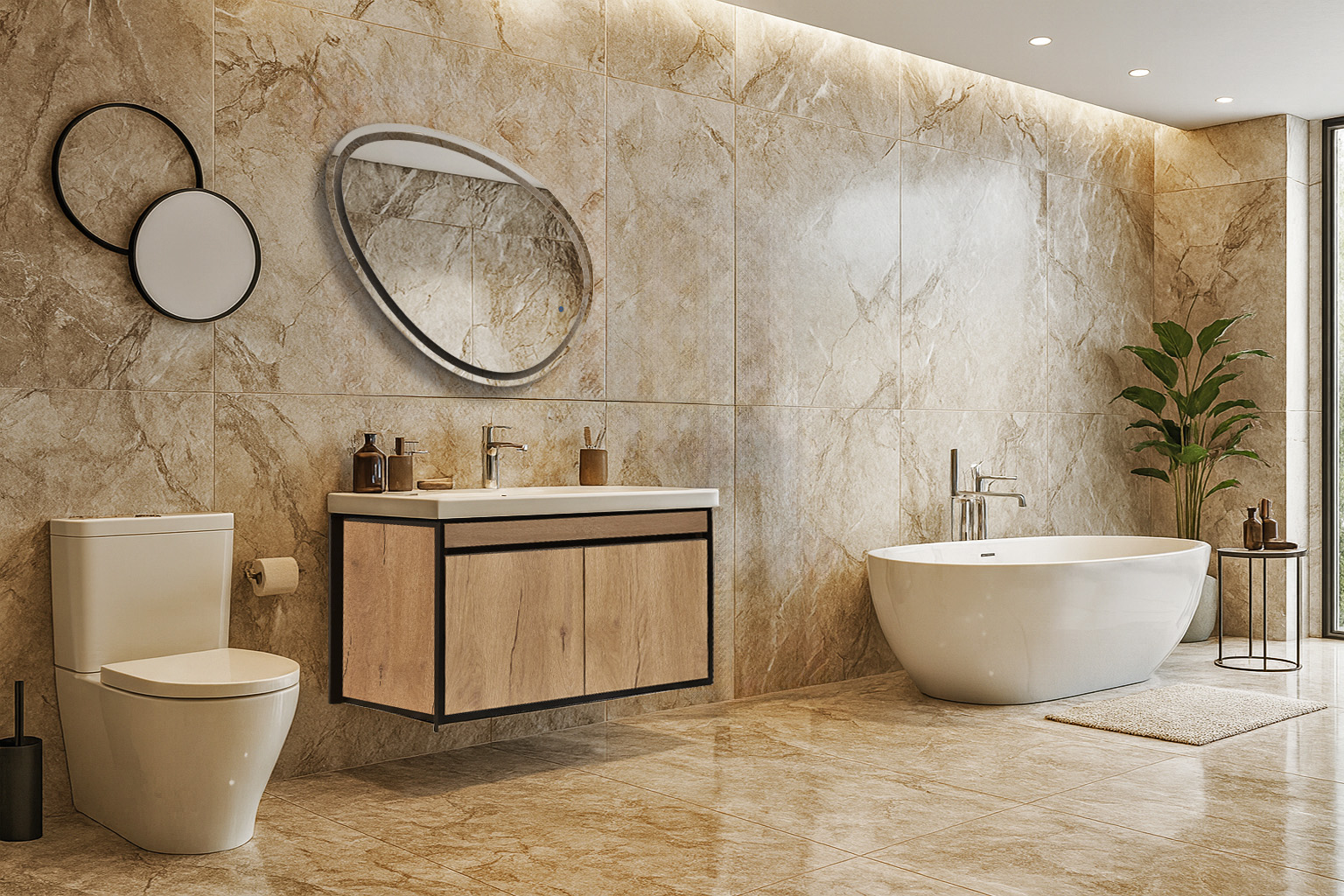 Single 90 100 K529 DECOR ΕΠΙΠΛΟ ΜΠΑΝΙΟΥ K529 SENSA 90 cm ΣΕ ΦΥΣΙΚΗ ΑΠΟΧΡΩΣΗ ΞΥΛΟΥ - Image 1