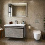 ΕΠΙΠΛΟ ΜΠΑΝΙΟΥ K540 SENSA 90 cm ΣΕ ΑΠΟΧΡΩΣΗ ΣΚΟΥΡΟ ΤΣΙΜΕΝΤΟ