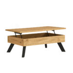 ΤΡΑΠΕΖΙ ΣΑΛΟΝΙΟΥ AVALON ΜΕ ΕΠΙΦΑΝΕΙΑ ΑΠΟ ΜΕΛΑΜΙΝΗ ΣΕ ΜΕΛΙ ΑΠΟΧΡΩΣΗ - Image 3