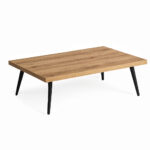 ΤΡΑΠΕΖΙ ΣΑΛΟΝΙΟΥ BENJAMINE ΜΕ ΕΠΙΦΑΝΕΙΑ ΑΠΟ ΜΕΛΑΜΙΝΗ ΣΕ ΜΕΛΙ ΑΠΟΧΡΩΣΗ - Image 3