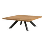 ΤΡΑΠΕΖΙ ΣΑΛΟΝΙΟΥ SORRENTO ΜΕ ΕΠΙΦΑΝΕΙΑ ΑΠΟ ΜΕΛΑΜΙΝΗ ΣΕ ΜΕΛΙ ΑΠΟΧΡΩΣΗ - Image 3