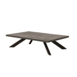 ΤΡΑΠΕΖΙ ΣΑΛΟΝΙΟΥ ANDROMEDA ΜΕ ΕΠΙΦΑΝΕΙΑ ΑΠΟ ΜΕΛΑΜΙΝΗ ΜΕ ΟΨΗ ΜΑΡΜΑΡΟΥ ΣΕ ΓΚΡΙ ΧΡΩΜΑ - Image 3