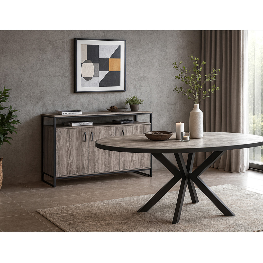 Trap 17 Staxti ΤΡΑΠΕΖΑΡΙΑ ORIONAS ΑΠΟ ΜΕΛΑΜΙΝΗ ΜΕ ΟΨΗ ΜΑΡΜΑΡΟΥ γΚΡΙ ΑΠΟΧΡΩΣΗ - Image 1