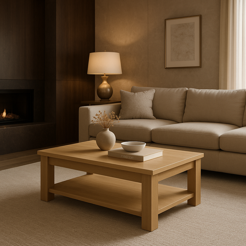 Trap 27 Latte 2 ΤΡΑΠΕΖΙ ΣΑΛΟΝΙΟΥ EVELYN ΜΕ ΕΠΙΦΑΝΕΙΑ ΑΠΟ ΜΕΛΑΜΙΝΗ ΣΕ ΛΑΤΕ ΑΠΟΧΡΩΣΗ - Image 1