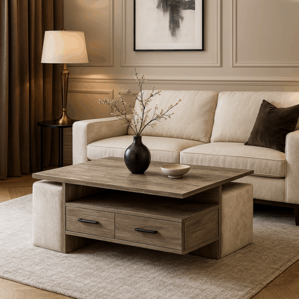 ΤΡΑΠΕΖΙ ΣΑΛΟΝΙΟΥ CALLISTO ΜΕ ΕΠΙΦΑΝΕΙΑ ΑΠΟ ΜΕΛΑΜΙΝΗ ΣΕ ΣΤΑΧΤΙ ΑΠΟΧΡΩΣΗ