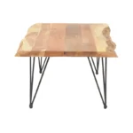 Τραπέζι σαλονιού Miles μασίφ ξύλο ακακίας σε φυσική απόχρωση 115x69x41εκ - Image 5