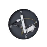 ΦΩΤΙΣΤΙΚΟ ΚΡΕΜΑΣΤΟ ΓΥΑΛΙ 5ΦΩΤΟ LED 38W 4400Lm 3000K Φ350X1500mm ΔΙΑΦΑΝΕΣ ARTE ILLUMINA VIAL - Image 5