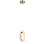 ΦΩΤΙΣΤΙΚΟ ΚΡΕΜΑΣΤΟ ΑΛΟΥΜΙΝΙΟ-ΑΚΡΥΛΙΚΟ ΜΟΝΟΦΩΤΟ LED 9W 780Lm 3000K 120X1300mm POZ-ΧΡΥΣΟ ARTE ILLUMINA KRIKO