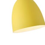 ΦΩΤΙΣΤΙΚΟ ΚΡΕΜΑΣΤΟ ΜΕΤΑΛΛΟ-ΞΥΛΟ ΣΤΡΟΓΓΥΛΟ ΜΟΝΟΦΩΤΟ 1XΕ27 Max 15W Φ230X1370mm ΚΙΤΡΙΝΟ-ΞΥΛΟ ARTE ILLUMINA SIMPLO - Image 4