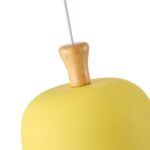 ΦΩΤΙΣΤΙΚΟ ΚΡΕΜΑΣΤΟ ΜΕΤΑΛΛΟ-ΞΥΛΟ ΣΤΡΟΓΓΥΛΟ ΜΟΝΟΦΩΤΟ 1XΕ27 Max 15W Φ270X1300mm ΚΙΤΡΙΝΟ-ΞΥΛΟ ARTE ILLUMINA SMOOTH - Image 4