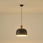 ΦΩΤΙΣΤΙΚΟ ΚΡΕΜΑΣΤΟ ΜΕΤΑΛΛΟ-ΞΥΛΟ ΣΤΡΟΓΓΥΛΟ ΜΟΝΟΦΩΤΟ 1XΕ27 Max 15W Φ270X1300mm ΓΚΡΙ-ΞΥΛΟ ARTE ILLUMINA SMOOTH - Image 3