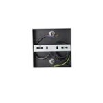 ΦΩΤΙΣΤΙΚΟ ΚΡΕΜΑΣΤΟ ΞΥΛΟ-ΜΕΤΑΛΛO 4ΦΩΤΟ 4XΕ27 Max 15W 300X300X1230mm ΜΑΥΡΟ-ΚΑΦΕ ARTE ILLUMINA MULTIPLA - Image 5