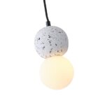 ΦΩΤΙΣΤΙΚΟ ΚΡΕΜΑΣΤΟ ΤΣΙΜΕΝΤΟ-ΓΥΑΛΙ ΜΟΝΟΦΩΤΟ 1ΧG9 Max 7W Φ100X1710mm ΛΕΥΚΟ ARTE ILLUMINA SALPICO - Image 4