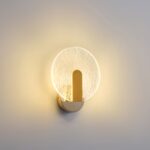 ΑΠΛΙΚΑ TOIXOY ΑΚΡΥΛΙΚΟ LED 8W 720Lm 3000K 195X230XD60mm ΧΡΥΣO ARTE ILLUMINA VOLET - Image 3