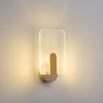 ΑΠΛΙΚΑ TOIXOY ΑΚΡΥΛΙΚΟ LED 8W 720Lm 3000K 150X60X275mm ΧΡΥΣO ARTE ILLUMINA VOLET - Image 3