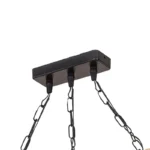 Φωτιστικό οροφής τρίφωτο PWL-1027 Ε27 φυσικό-μαύρο 48.5x10x47εκ - Image 6