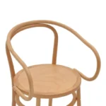 Πολυθρόνα Verfie φυσικό ξύλο οξιάς 55x50x83εκ - Image 8