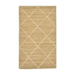 Χαλί Strike μπεζ-εκρού γιούτα 120x180x1εκ