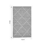 Χαλί Strike μπεζ-εκρού γιούτα 120x180x1εκ - Image 4