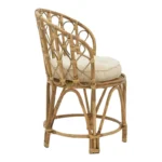 Πολυθρόνα Rostan φυσικό rattan με μαξιλάρι 51x50x80εκ - Image 5