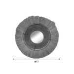 Καθρέπτης Krava φυσικό ψάθα Φ77x3εκ - Image 3