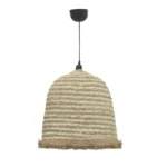 Φωτιστικό οροφής Nolie ψάθινο φυσικό Φ40x99εκ