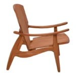 Πολυθρόνα Brazin φυσικό teak ξύλο 67x76x78.5εκ - Image 5