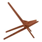 Πολυθρόνα Phoenox πτυσσόμενη φυσικό teak ξύλο 65x90x87εκ - Image 6