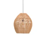 Φωτιστικό οροφής Irden rattan σε φυσική απόχρωση Φ50x40εκ