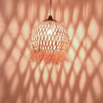 Φωτιστικό οροφής Marjione sisal σε φυσικό χρώμα Φ45x55εκ - Image 3