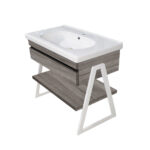 ΕΠΙΠΛΟ ΜΠΑΝΙΟΥ 5194-OLTRE 100 cm ΣΕ ΑΝΟΙΧΤΗ ΑΠΟΧΡΩΣΗ ΞΥΛΟΥ ΜΕ ΡΑΦΙ - Image 3