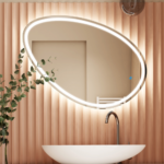 ΕΠΙΠΛΟ ΜΠΑΝΙΟΥ 7767-NARCISO 90 cm ΣΕ ΟΨΗ ΜΑΥΡΟΥ ΜΑΡΜΑΡΟΥ ΜΕ ΡΑΦΙ - Image 4