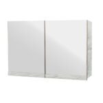 ΕΠΙΠΛΟ ΜΠΑΝΙΟΥ 7775 PRESTIGIA 100 cm ΜΕ ΒΑΣΕΙΣ ΣΤΟ ΠΑΛΙ ΣΕ ΟΨΗ ΜΑΡΜΑΡΟΥ ΜΕ ΓΚΡΙ ΝΕΡΑ - Image 4