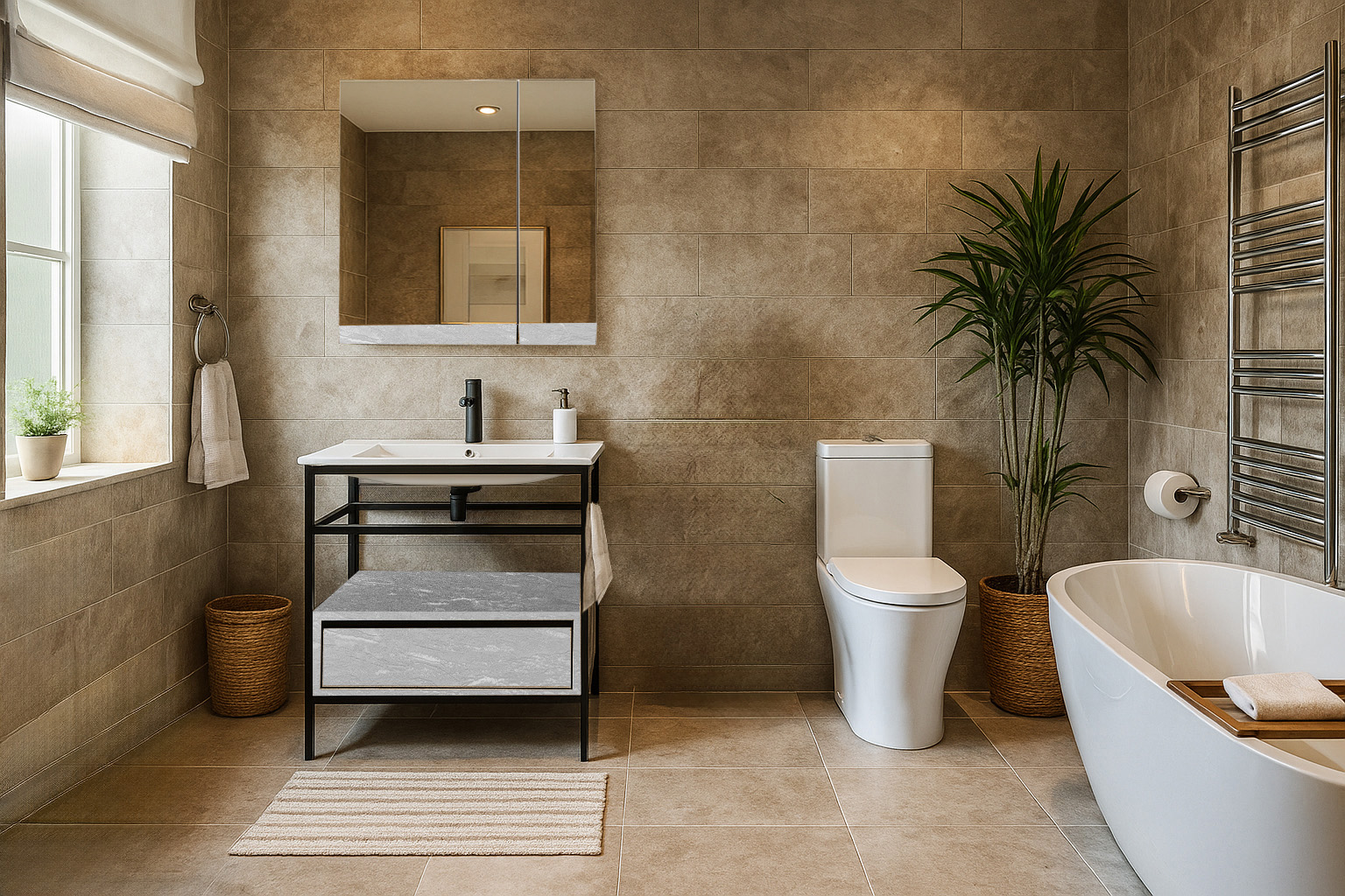 Bath1 022 75ari ΕΠΙΠΛΟ ΜΠΑΝΙΟΥ ZENOS 022 ΠΛΑΤΟΥΣ 65 cm ΣΕ ΟΨΗ ΛΕΥΚΟΥ ΜΑΡΜΑΡΟΥ - Image 1