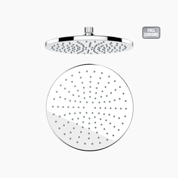 DM-4725-700x700 Κώδωνας Ντους Στρόγγυλη Φ 250 mm Icon ChromeFull DM-4725 Χρώμιο - Image 1