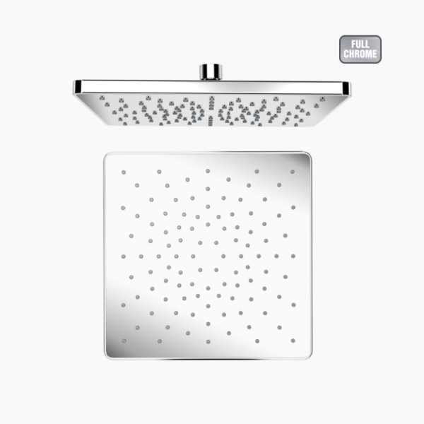 Κώδωνας Ντους Τετράγωνη 250x250 mm Pera ChromeFull DM-4775 Χρώμιο