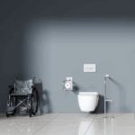 Λεκάνη Κρεμαστή Πορσελάνης Α.Μ.Ε.Α. Cerastyle City Rimless με Μπιντέ 017000 Λευκή Σετ - Image 2