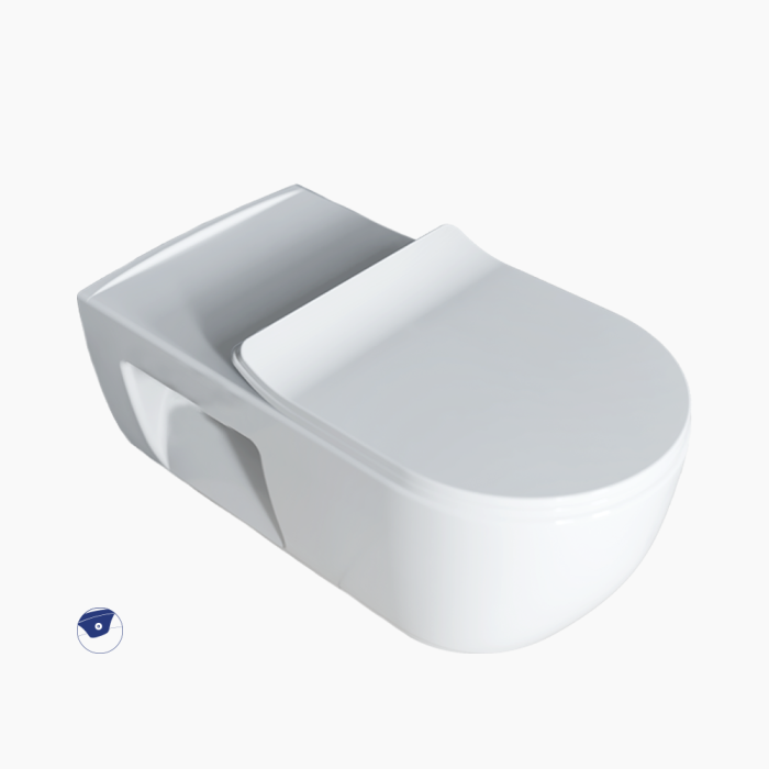 Disable wc bidet-700x700 Λεκάνη Κρεμαστή Πορσελάνης Α.Μ.Ε.Α. Cerastyle City Rimless με Μπιντέ 017000 Λευκή Σετ - Image 1