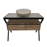 ΕΠΙΠΛΟ ΜΠΑΝΙΟΥ 7763 HARMONY 5120 CEMENT 100 cm - Image 2