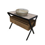 ΕΠΙΠΛΟ ΜΠΑΝΙΟΥ 7763 HARMONY 5120 CEMENT 100 cm - Image 3