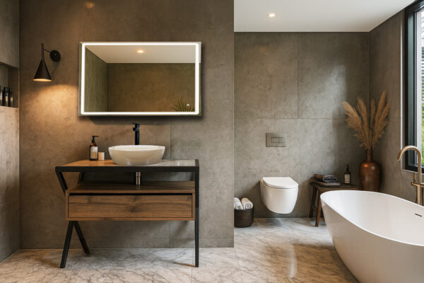 ΕΠΙΠΛΟ ΜΠΑΝΙΟΥ 7763 HARMONY 5120 CEMENT 100 cm