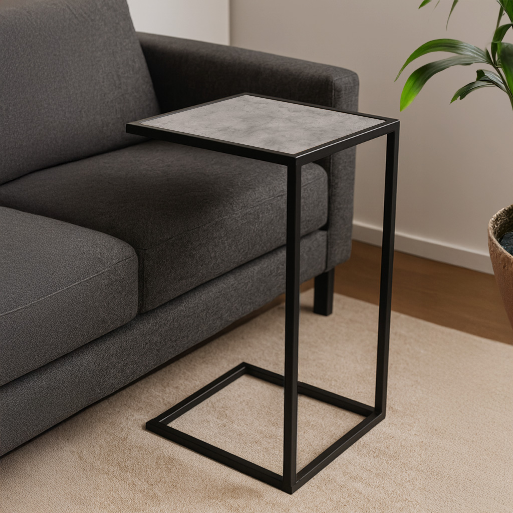 K538 Small ΒΟΗΘΗΤΙΚΟ ΤΡΑΠΕΖΑΚΙ ELEGANZA2-K538 ΣΕ ΟΨΗ ΑΝΟΙΧΤΗ ΑΠΟΧΡΩΣΗ ΤΣΙΜΕΝΤΟ - Image 1