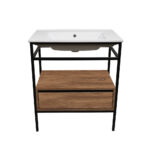 ΕΠΙΠΛΟ ΜΠΑΝΙΟΥ ZENOS K545 ΠΛΑΤΟΥΣ 75 cm ΣΕ ΑΠΟΧΡΩΣΗ ΚΑΡΥΔΙΑΣ - Image 2