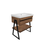 ΕΠΙΠΛΟ ΜΠΑΝΙΟΥ K545 OLTRE 80 cm ΣΕ ΑΠΟΧΡΩΣΗ ΚΑΡΥΔΙΑΣ ΜΕ ΡΑΦΙ - Image 3