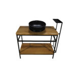 ΕΠΙΠΛΟ ΜΠΑΝΙΟΥ LIFE 70cm ΜΕ ΜΑΣΙΦ ΞΥΛΟ ΔΡΥΣ - Image 2