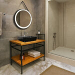 ΕΠΙΠΛΟ ΜΠΑΝΙΟΥ LIFE 85 cm ΜΕ ΜΑΣΙΦ ΞΥΛΟ ΔΡΥΣ