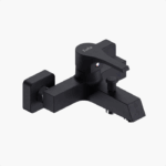 Μπαταρία Λουτρού Ορειχάλκινη Forte M 1501-BLC Ματ Μαύρο